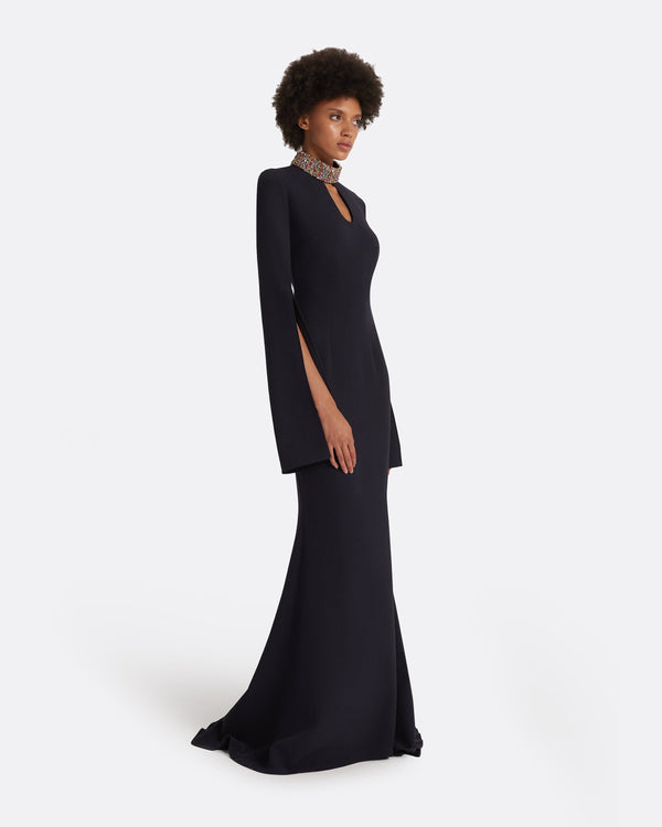Safiyaa Anouk Midnight Navy Long Dress