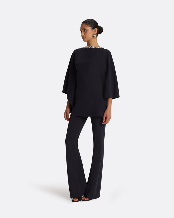 Safiyaa Arama Midnight Navy Top