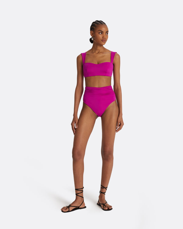 safiyaa Ariella Magenta Bikini Bottom