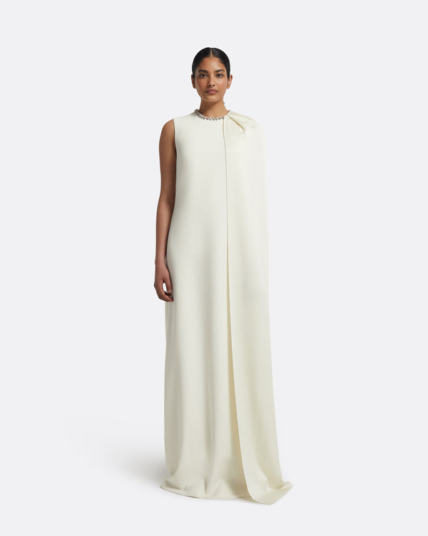 safiyaa Asan Ivory Long Dress