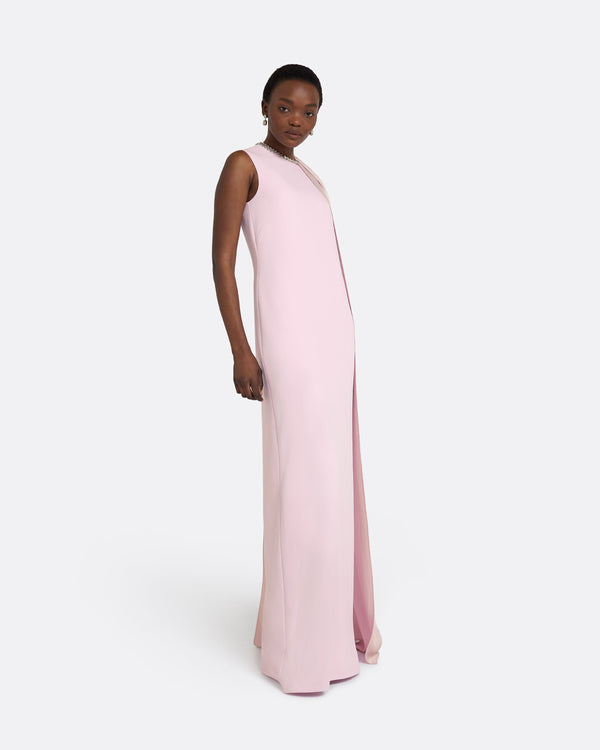 Safiyaa Asan Lilac Snow Long Dress