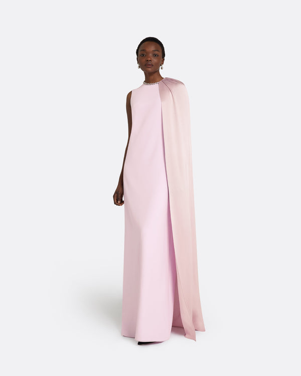 safiyaa Asan Lilac Snow Long Dress