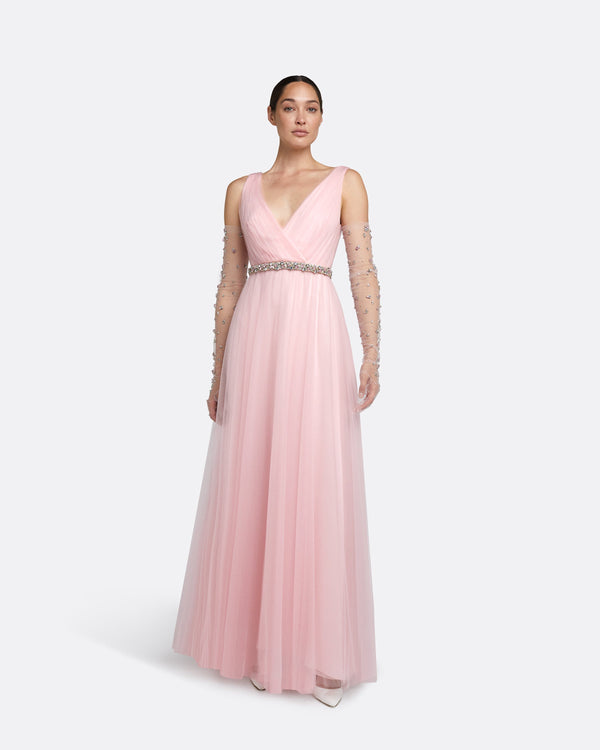 Safiyaa Astin Barely Pink Gloves