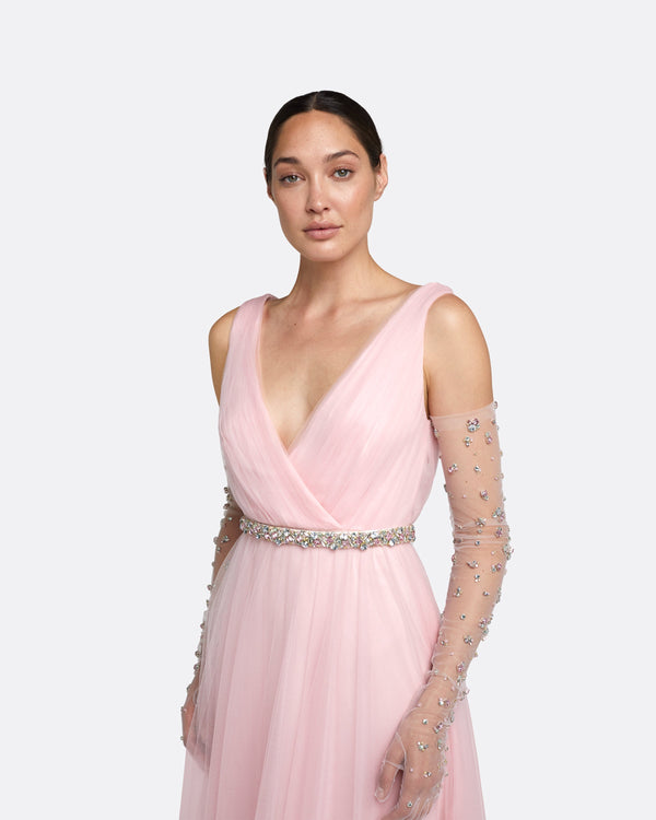 Safiyaa Astin Barely Pink Gloves