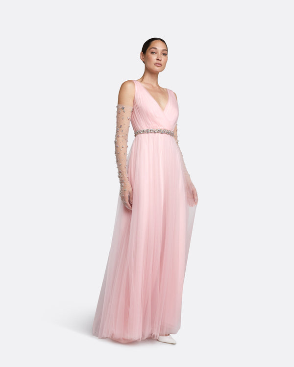 Safiyaa Astin Barely Pink Gloves