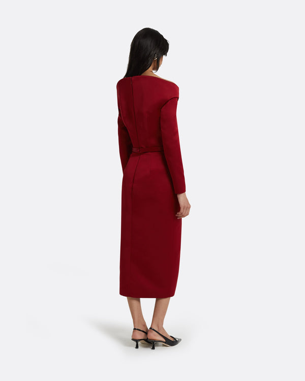 Safiyaa Asuman Swinton Midi Dress