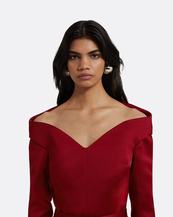 Safiyaa Asuman Swinton Midi Dress