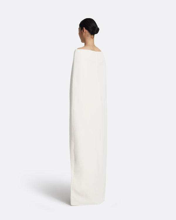 Safiyaa Azrael Long Dress & Maddox Harness In Ivory