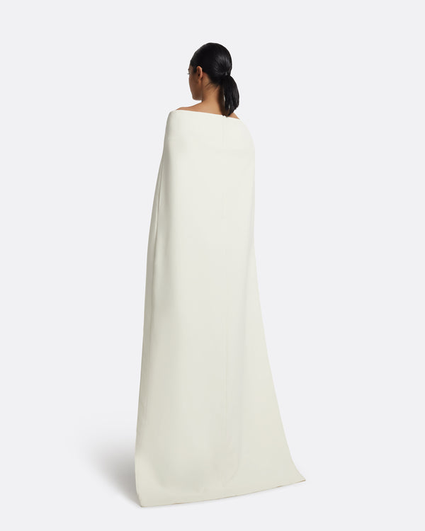 Safiyaa Azrael Long Dress & Maddox Harness In Ivory