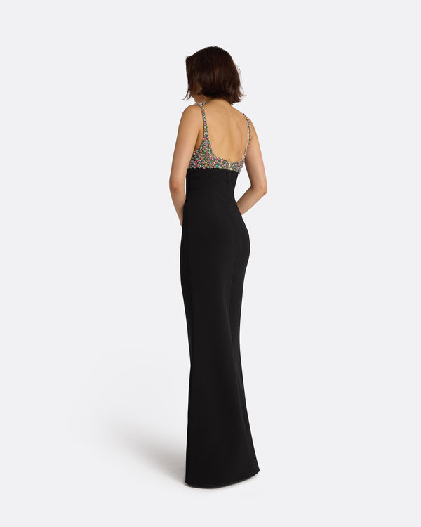 Safiyaa Beatriz Black Long Dress