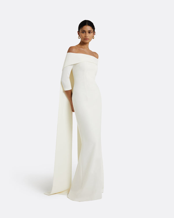 Safiyaa Bellara Ivory Harness & Soshin Dress