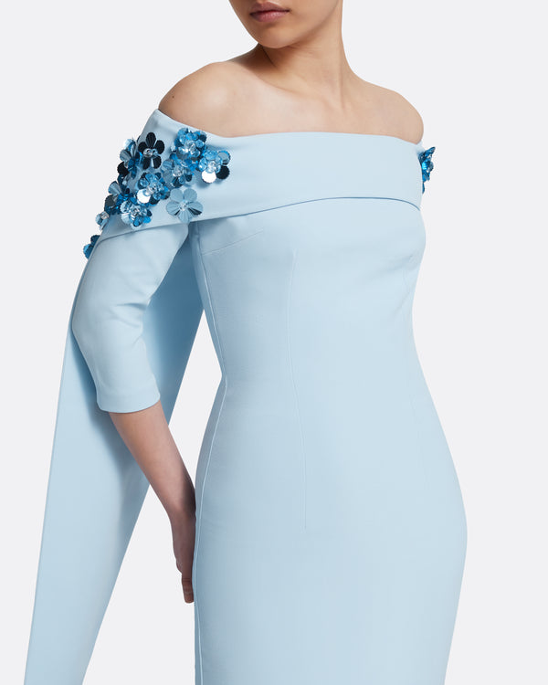 Safiyaa Bellara Pale Blue Harness & Soshin Dress
