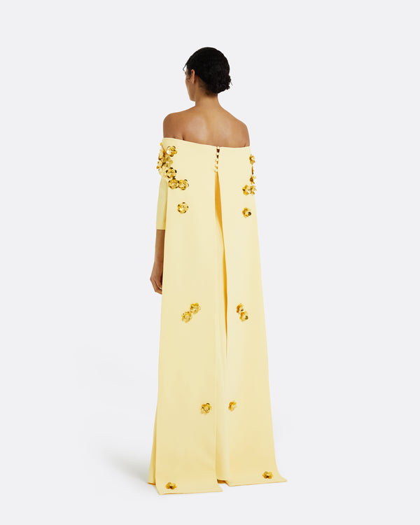 Safiyaa Bellara Pale Yellow Harness & Soshin Dress