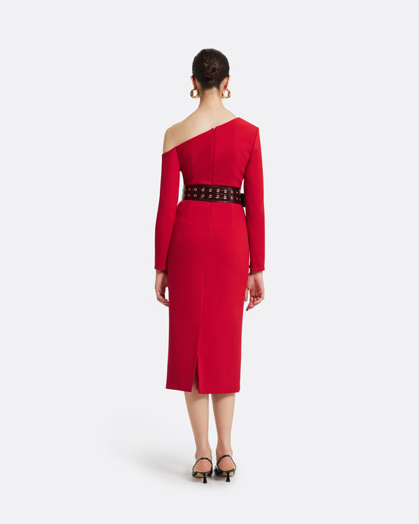 Safiyaa Benke Burgundy Belt