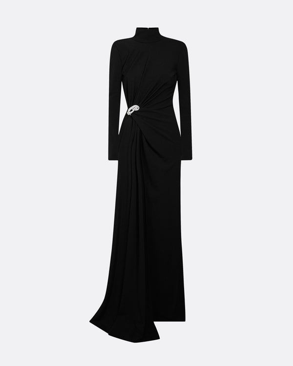 Safiyaa Benni Black Long Dress
