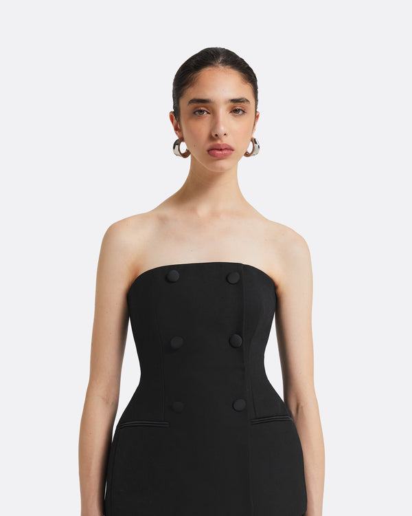 Safiyaa Berfin Black Top