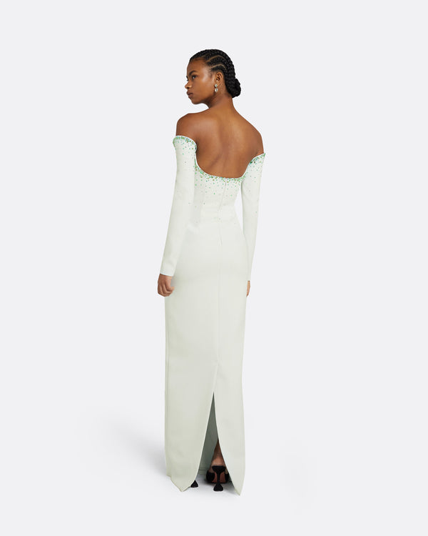 Safiyaa Bessy Glacier Long Dress