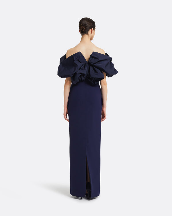 Safiyaa Billie Azurite Blue Long Dress