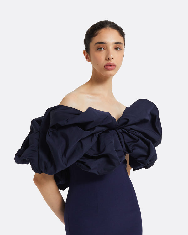 Safiyaa Billie Azurite Blue Long Dress