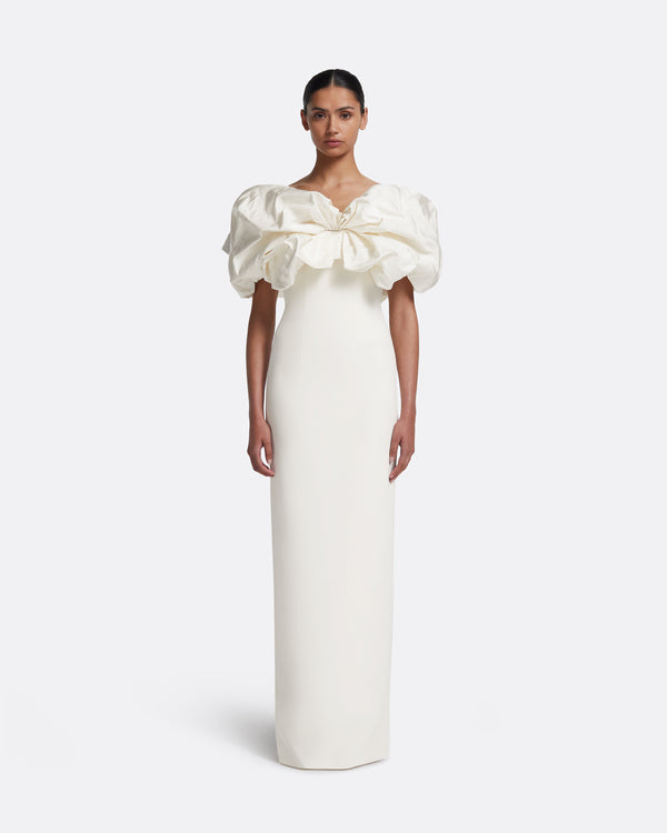 safiyaa Billie Long Dresses In Ivory