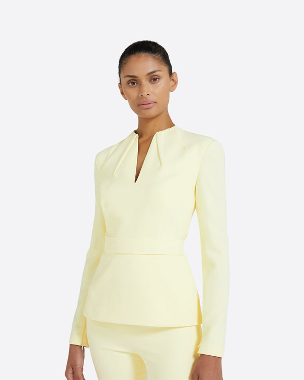 Safiyaa Blanca Buttermilk Top