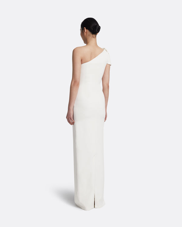 Safiyaa Blanchette Long Dress In Ivory