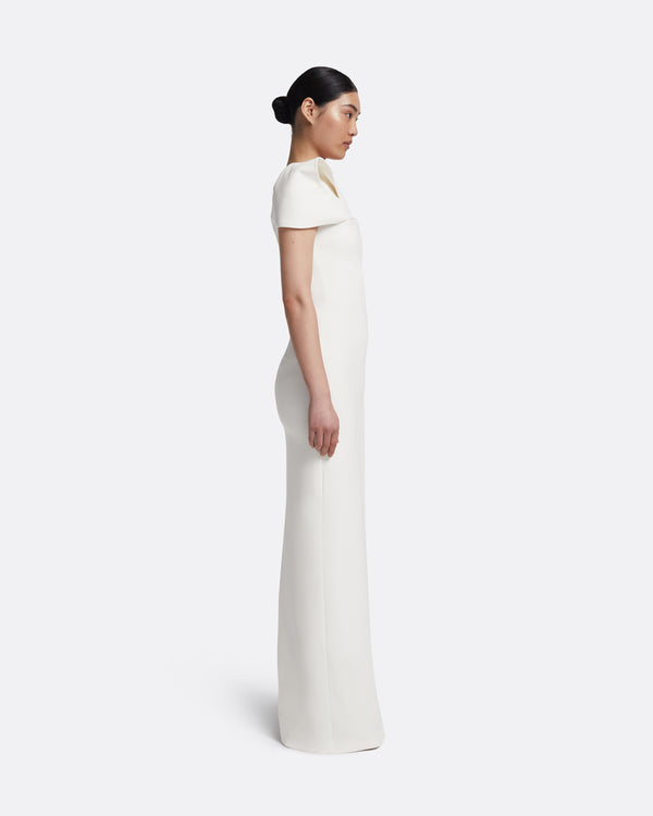 Safiyaa Blanchette Long Dress In Ivory