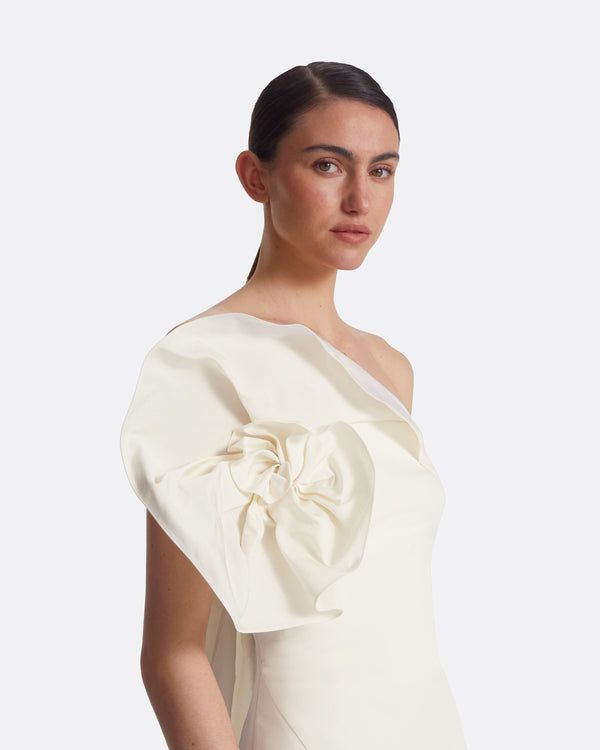 Safiyaa Briannie Ivory Long Dress