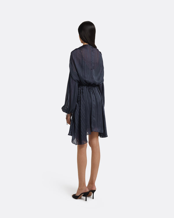 Safiyaa Briar Short Dress In Navy