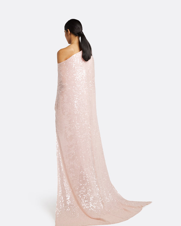 Safiyaa Cadenza Barely Pink Long Dress
