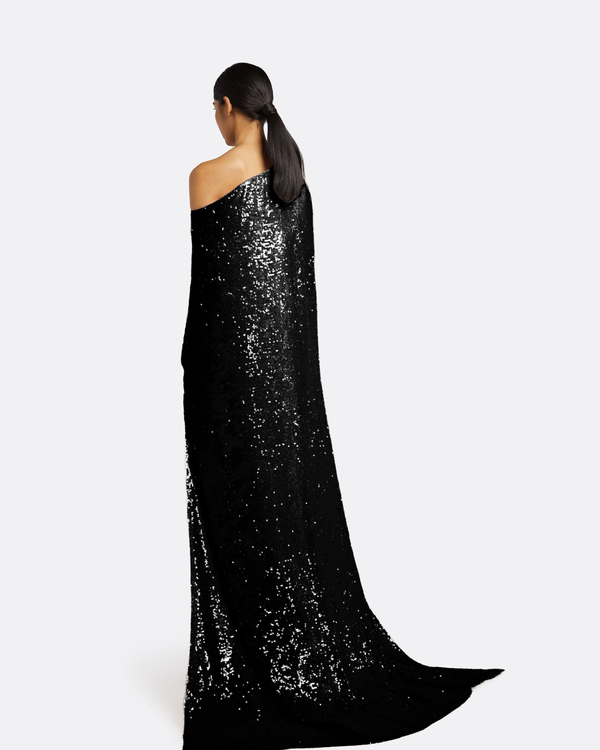 Safiyaa Cadenza Black Long Dress