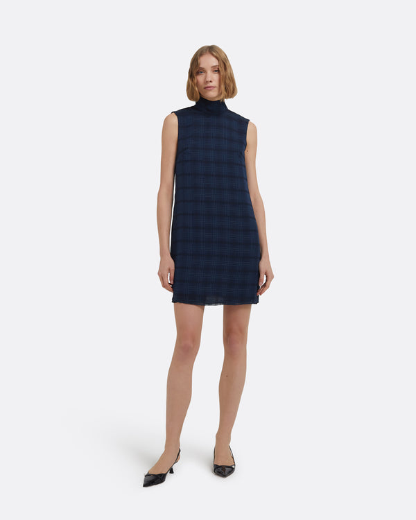 safiyaa Carissa Short Dress in Navy