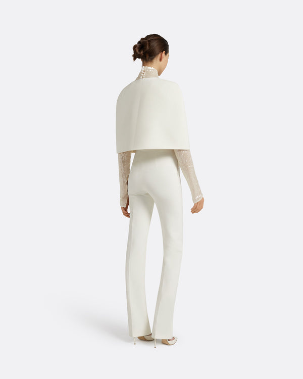 Safiyaa Cassie Ivory Cape