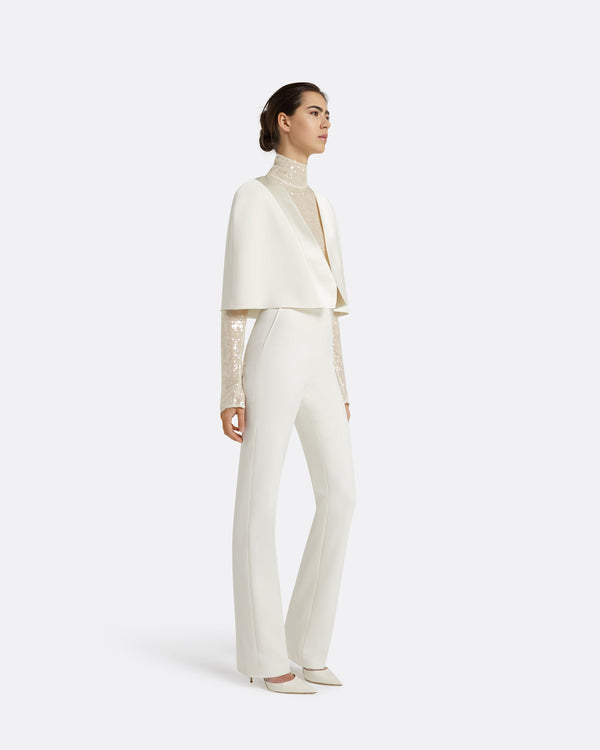 Safiyaa Cassie Ivory Cape