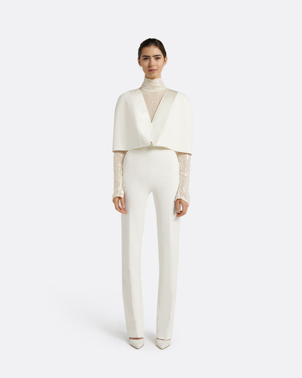 safiyaa Cassie Ivory Cape