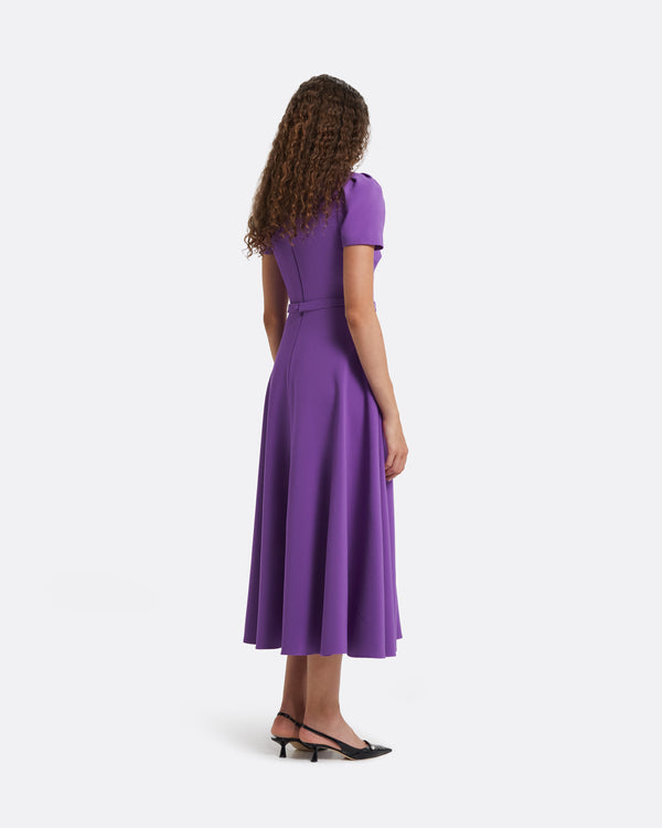 Safiyaa Cecilia Lilac Midi Dress