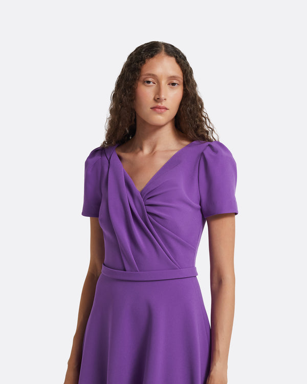 Safiyaa Cecilia Lilac Midi Dress