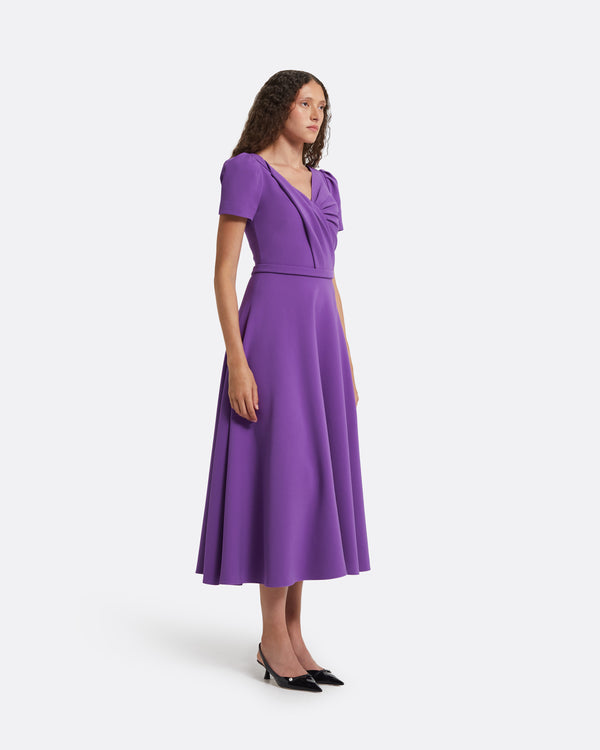 Safiyaa Cecilia Lilac Midi Dress