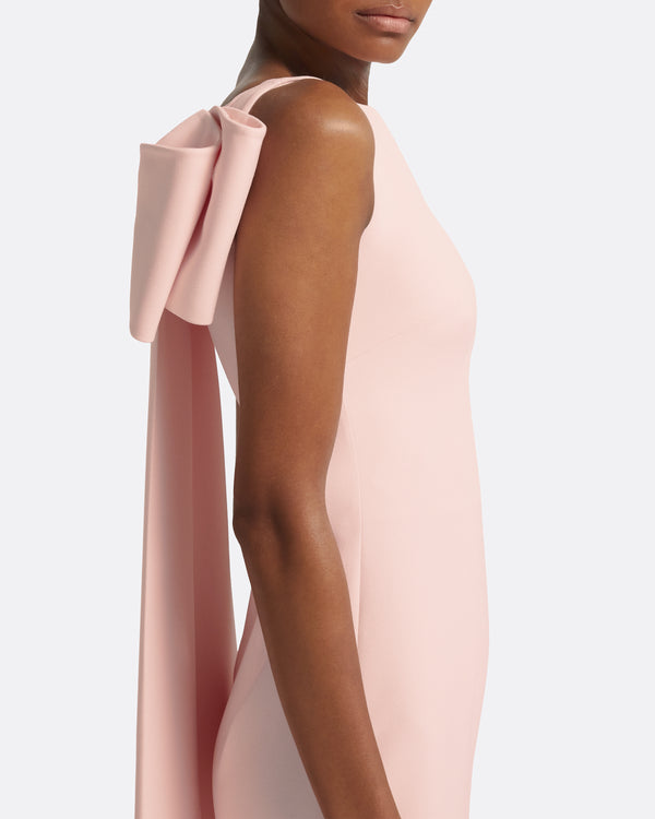 Safiyaa Celestia Pale Pink Long Dress