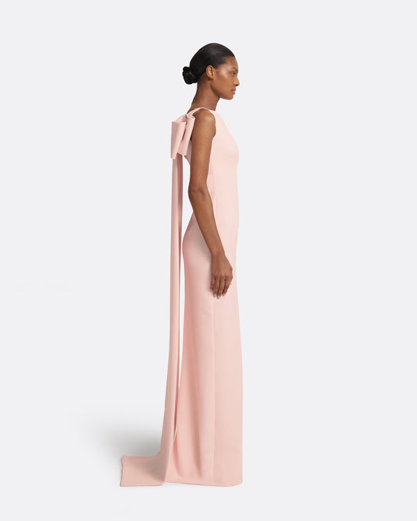 Safiyaa Celestia Pale Pink Long Dress