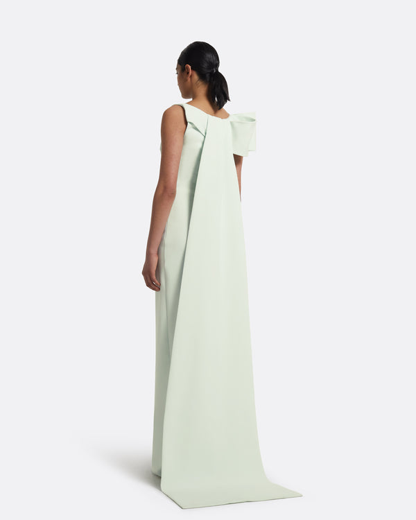 Safiyaa Celestia Spearmint Long Dress