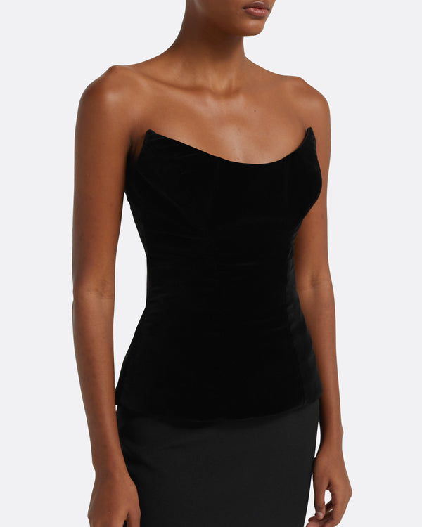 Safiyaa Channing Top In Black