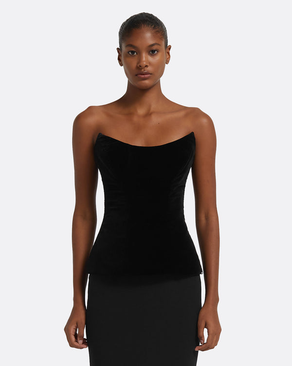 safiyaa Channing Top in Black