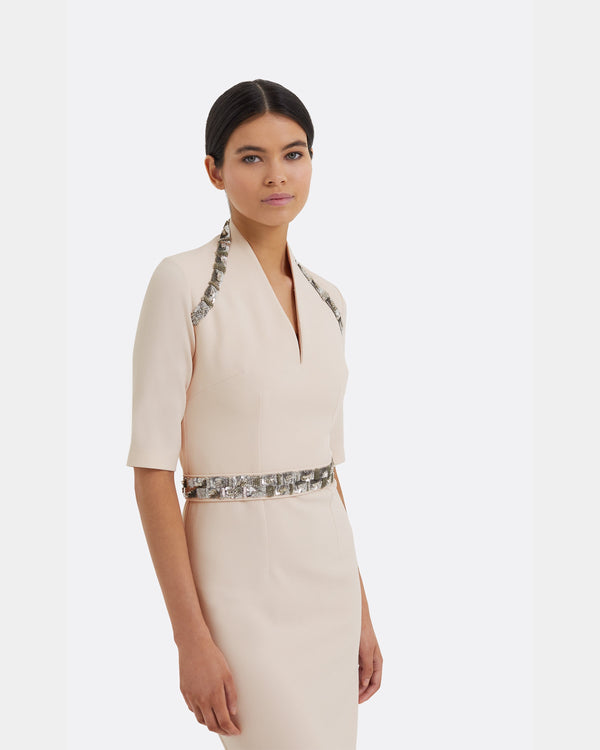 Safiyaa Charley Powder Long Dress