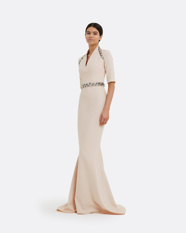 Safiyaa Charley Powder Long Dress