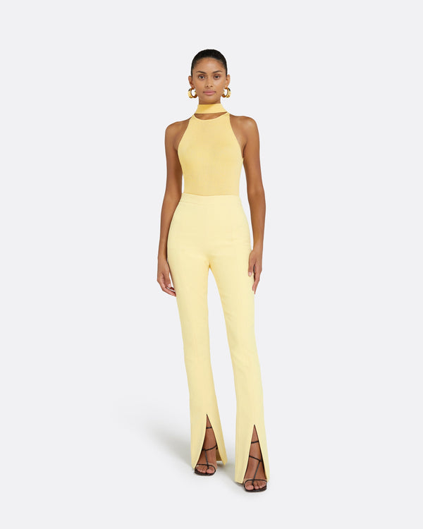 safiyaa Chascara Pale Primrose Knit