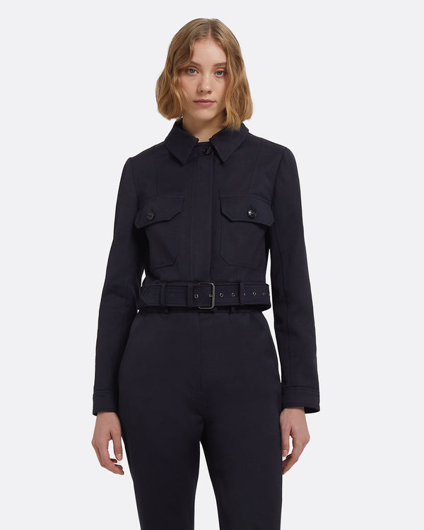 safiyaa Chelsea Jacket in Midnight Navy