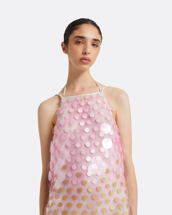 Safiyaa Chloe Multi-Pastels Midi Dress