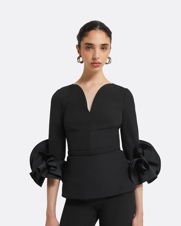 Safiyaa Clemency Black Top