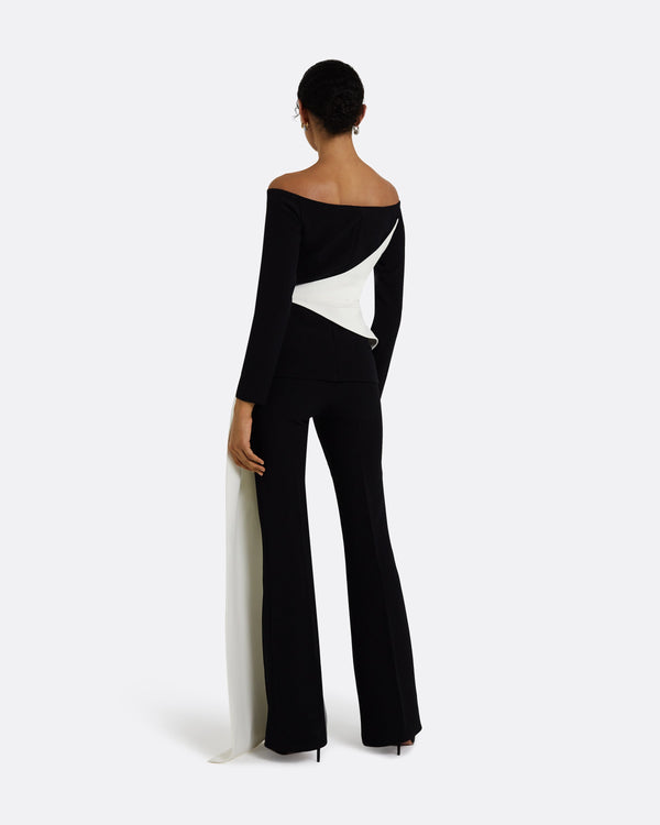 Safiyaa Colette Monochrome Top